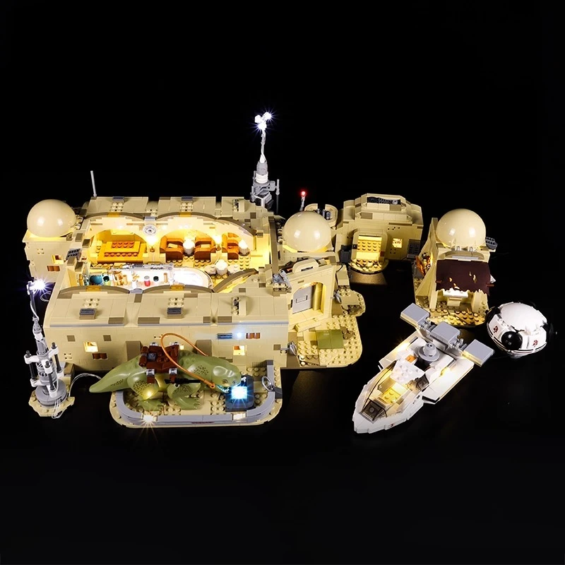 

LED Lighting Set Suitable For LEGO Mos Eisley Cantina 75290 Building Blocks Bricks DIY Lamp Toys Set Not Include Model