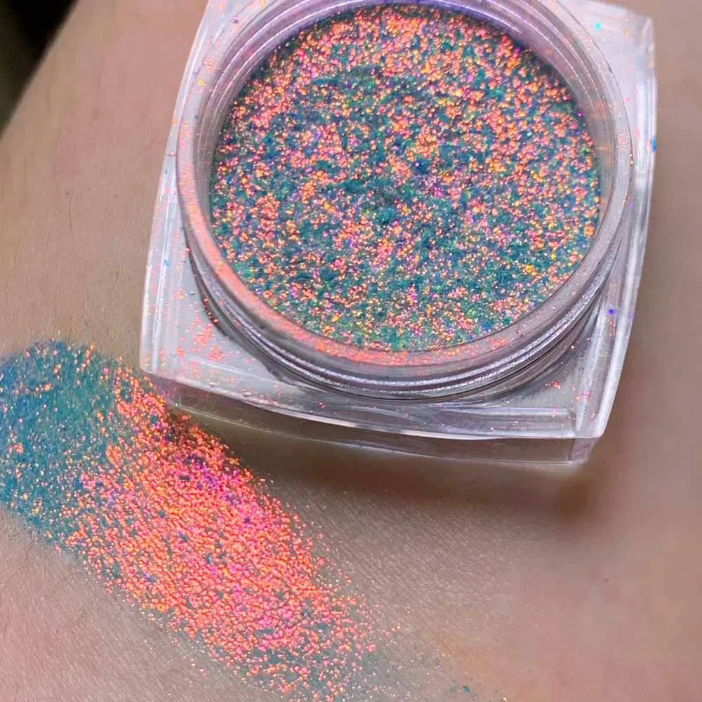 1 frasco aurora camaleão opala glitter flocos sereia magia iridescente cromo flocos de unhas sonhador nuvem brocado y2k unhas suprimentos *