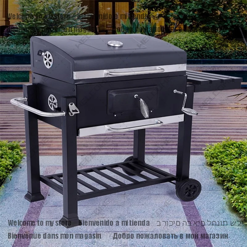 

Large Smoked Barbecue Grill Charcoal Grill Fire Grill Camper