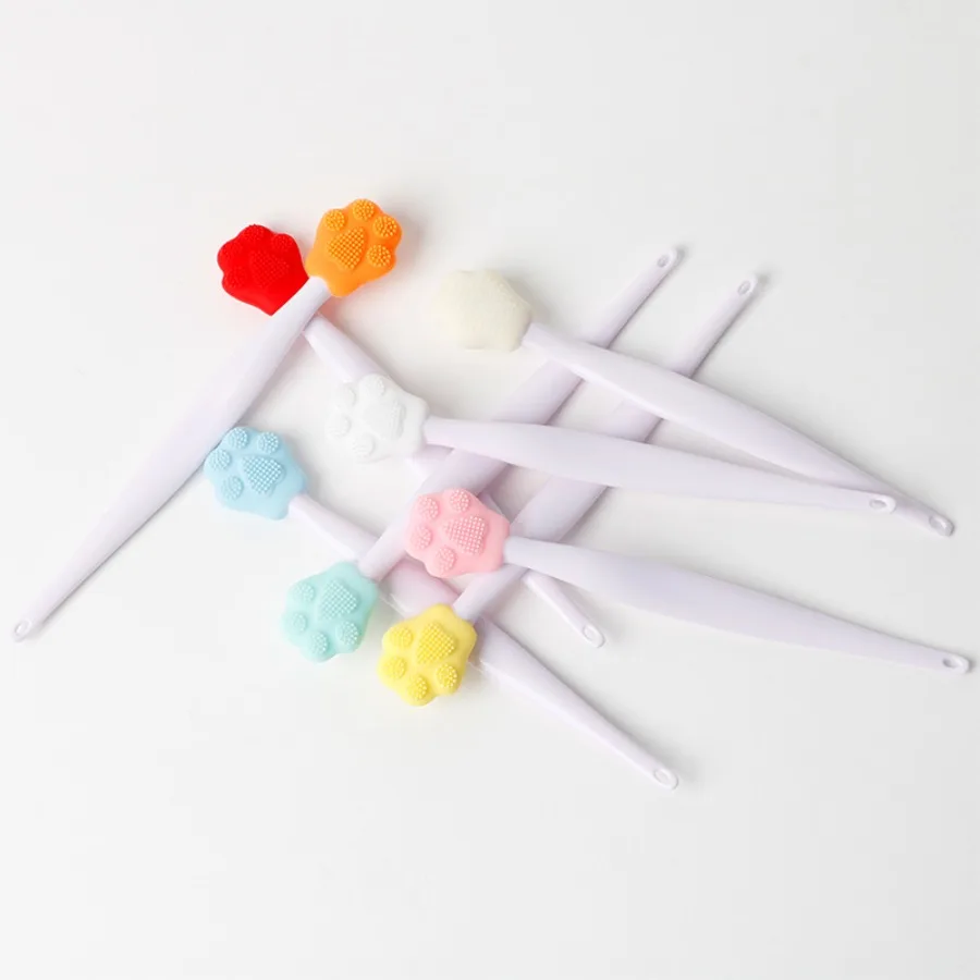 5 stücke Katze Klaue doppelseitige Silikon Reinigung Pinsel Manuelle Mitesser Entfernung Peeling Make-Up Entfernung Schönheit Körperpflege