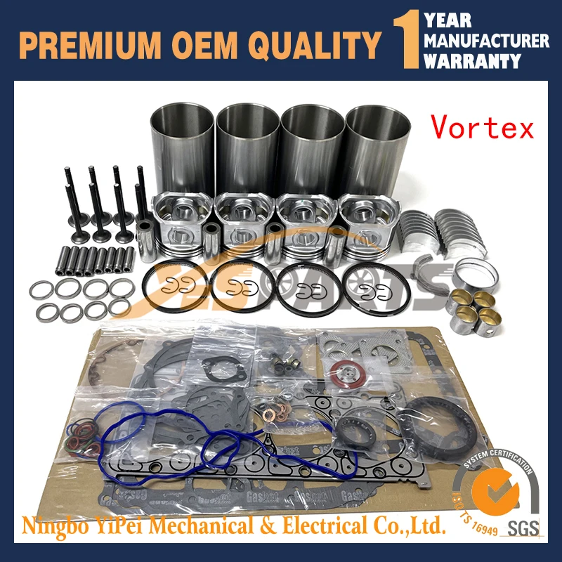 V2203 V2203E Overhaul Rebuild Kit For Kubota Bobcat Engine Vortex