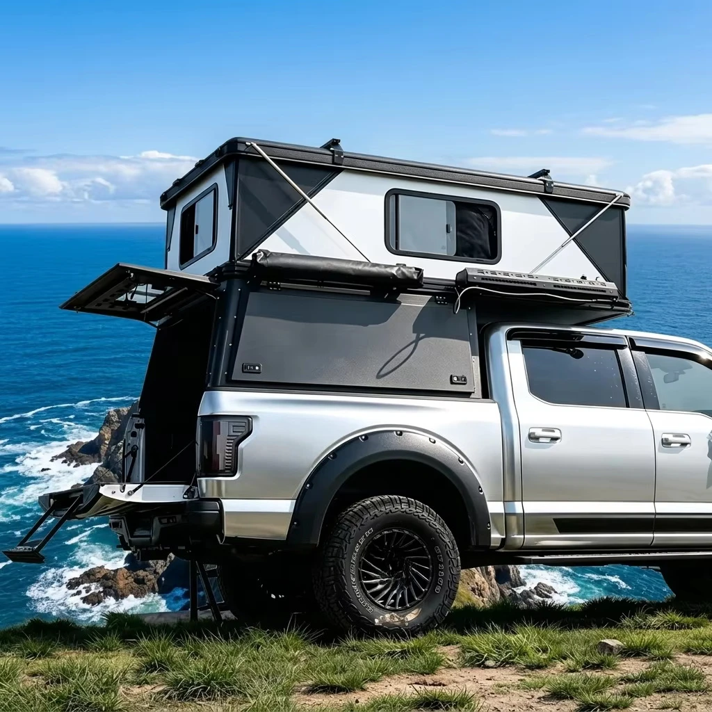 Factory Price Aluminium Car Rooftop Tent De Toit Voiture HardShell Roof Top Tent Fully Automatic Hard Shell Roof Tent
