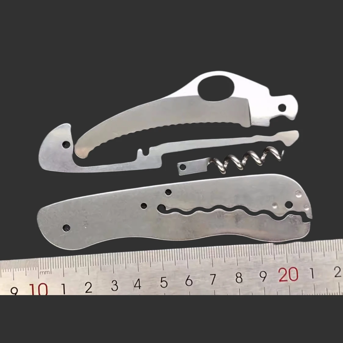 1 set Replacement Original Part Corkscrew and Gutting blade with spring for 111mm Victorinox Swiss Army Knives SAK Accessories