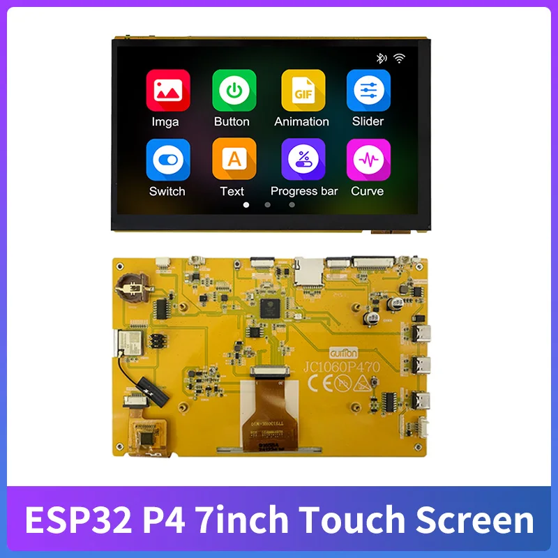 ESP32 P4 7inch LCD Development Board Capacitive Touch Screen Onboard ESP32-C6 Camera Speaker Port for Arduino ESP IDE