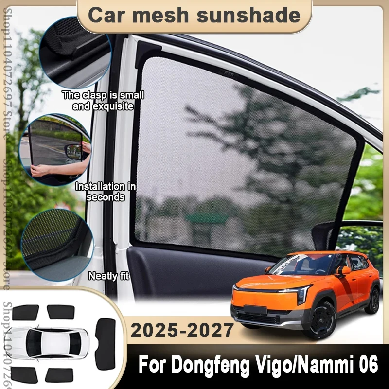 

For Dongfeng Vigo Nammi 06 Accessories 2025 2026 2027 Magnetic Car Sunshade Windshield Sunshade Cover Protector Front Tool Parts