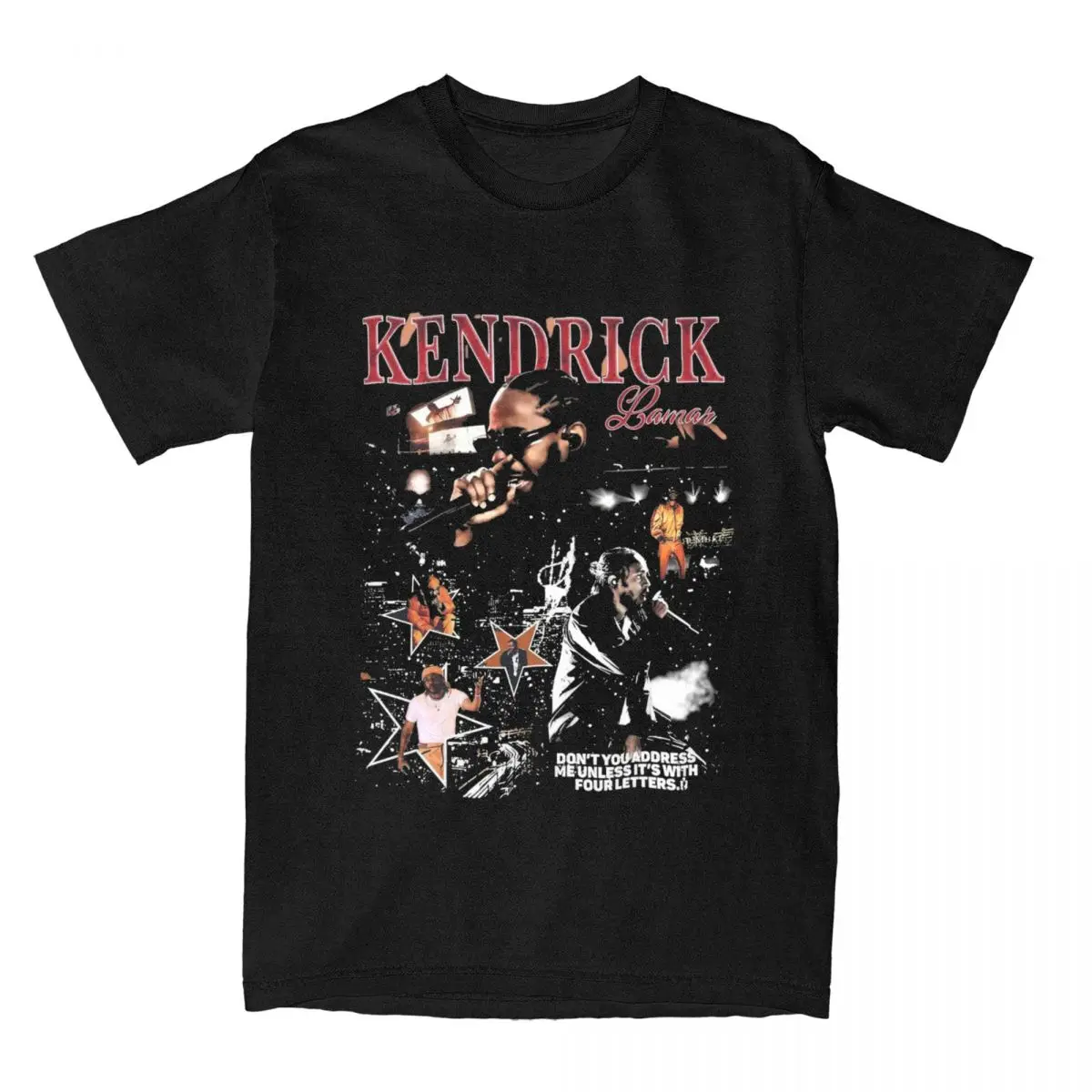 เสื้อยืดขนาดใหญ่ของ kendricked แร็ปเปอร์ผ้าฝ้าย lamared เสื้อยืดได้รับความนิยมแนวฮิปฮอปเพลงฮิปฮอปสำหรับฤดูร้อนแขนสั้นผู้ชาย