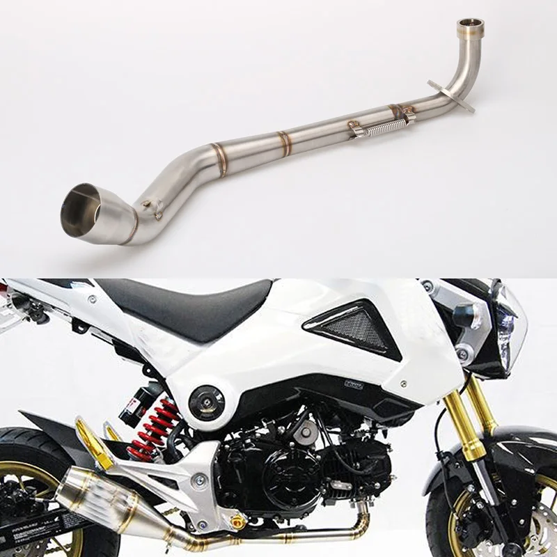 ホンダグロム-msx125-2013-2014-2015-2016-2017-2018-2020-msx-125-13-20-エスケープオートバイ排気ミドルテールリンクパイプスリップオン