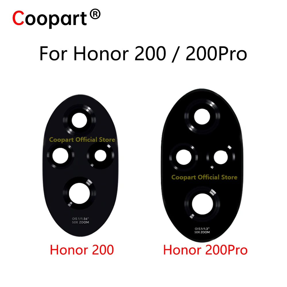 

Coopart New Rear Back Camera Glass Lens For Honor 200 200Pro Replacement With Adhesive Sticker