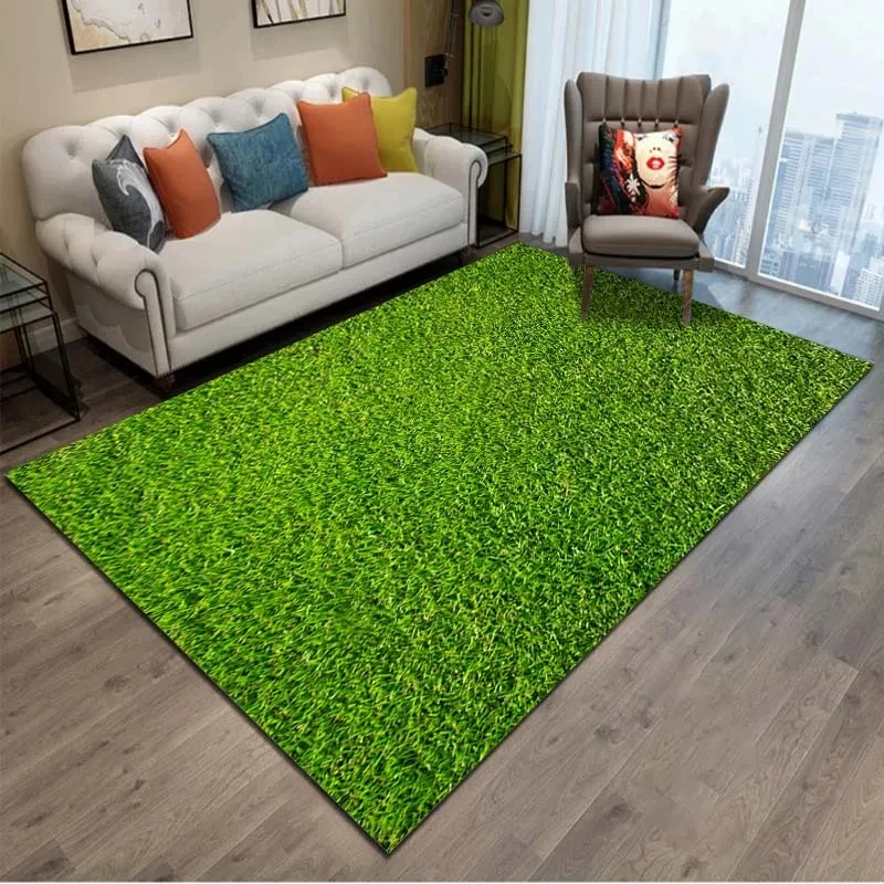 

Football Carpet Large Area Rugs for Living Room Children's Play Anti-slip Home DecorBedroom Bedside Foot Pad Bath Doormat