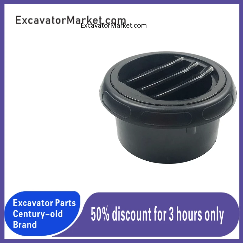 For Sany Sy 135 215 335 485 9-10 Instrument Panel Air Conditioning Vent Circular New Excavator Accessories High Quality