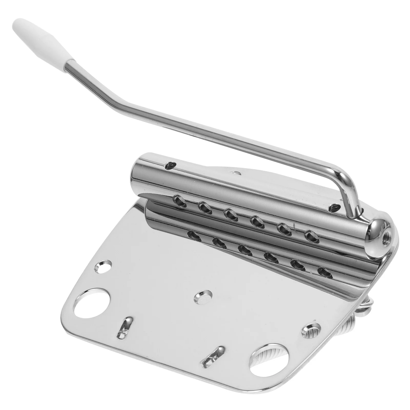 

Guitar Bridge Plate 6-String Adjustable Replacement For Bass Lightweight Chrome Accessory Instrument