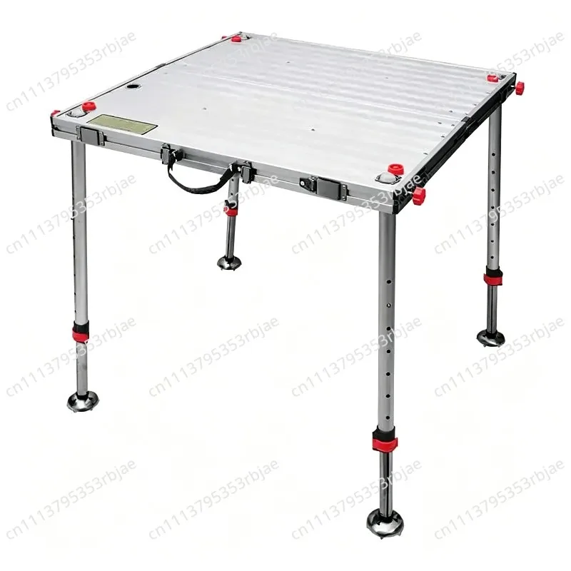Aluminum Alloy 민물좌대 Ultra Light Fishing Platform Foldable Thickened Fish Sediment Freshwater 낚시좌대 Footrest낚시 플랫폼Fishing pedestal