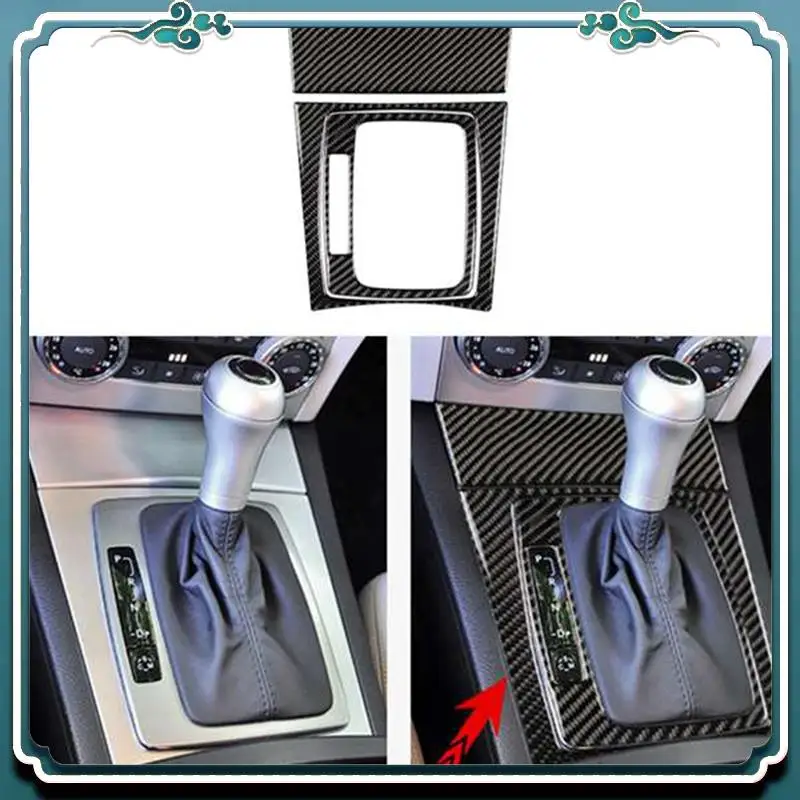 ABTU-ألياف الكربون والعتاد التحول لوحة المركزي والعتاد لوحة التحكم مائي لبنز C-Class W204 2007-2013