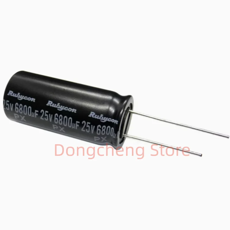 

5 шт./20 шт. новый оригинальный электролитический конденсатор Rubycon PX 25v6800uF 16*35,5 6800 мкФ/25 В аудио конденсатор