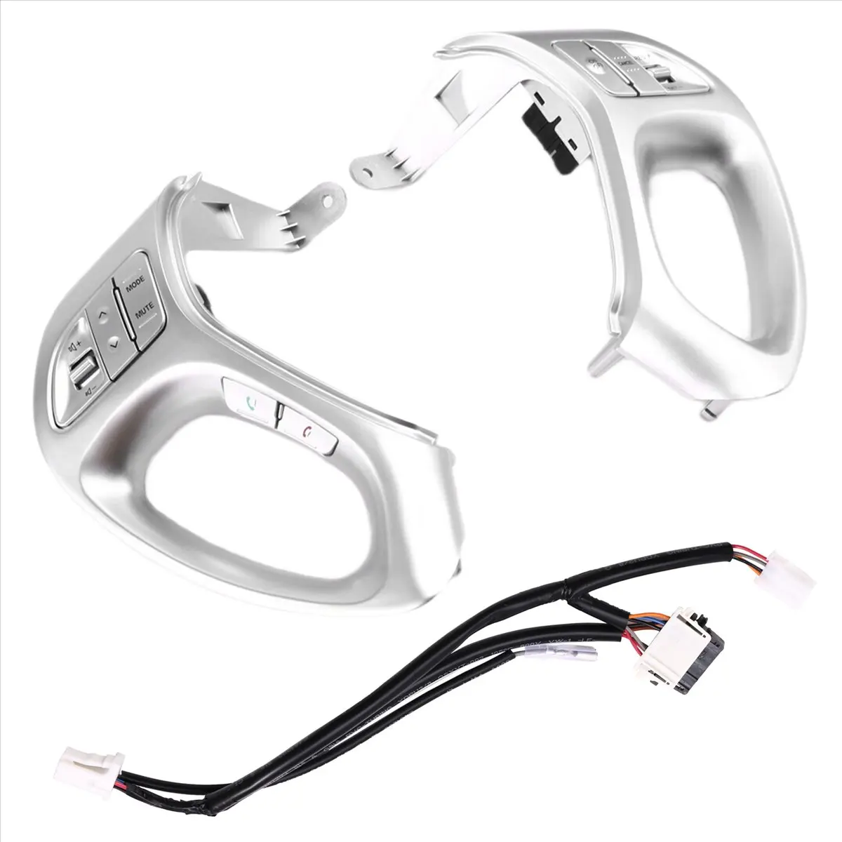 Super Sale For Hyundai Ix35 TUCSON 2010-2015 Car Multi-Function Cruise Control Steering Wheel Buttons with Bluetooth Button