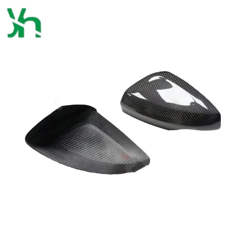 غطاء مرآة جانبية من ألياف الكربون الجافة لأداء السيارة Volkswagen POLO/GTI Audi A1 (2019-) #2