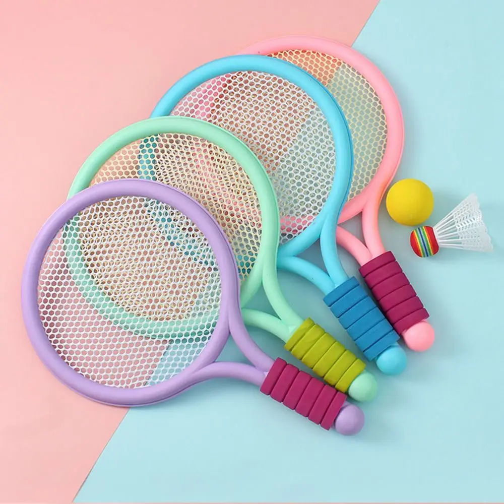 

2 in1 Tennis Badminton Racket Set with 1 Badminton Shuttlecock 1 Tennis Balls Kids Badminton Rackets Soft Sport Tennis Toys Kids