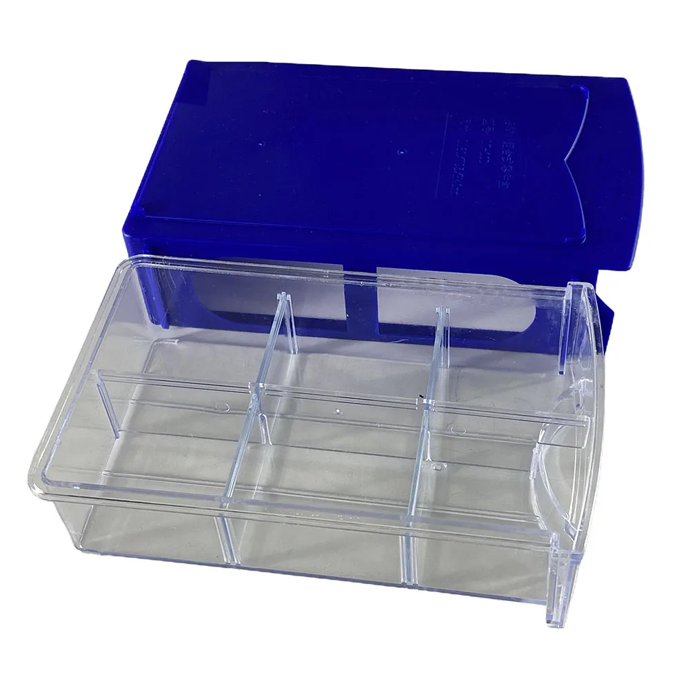 Imagem -05 - Ferragem de Plástico Empilhável Caixas de Armazenamento Componentes Parafusos Caixa de Ferramentas Recipiente Parafuso Peças Ferramentas Embalagens Caixas de Armazenamento Peças de