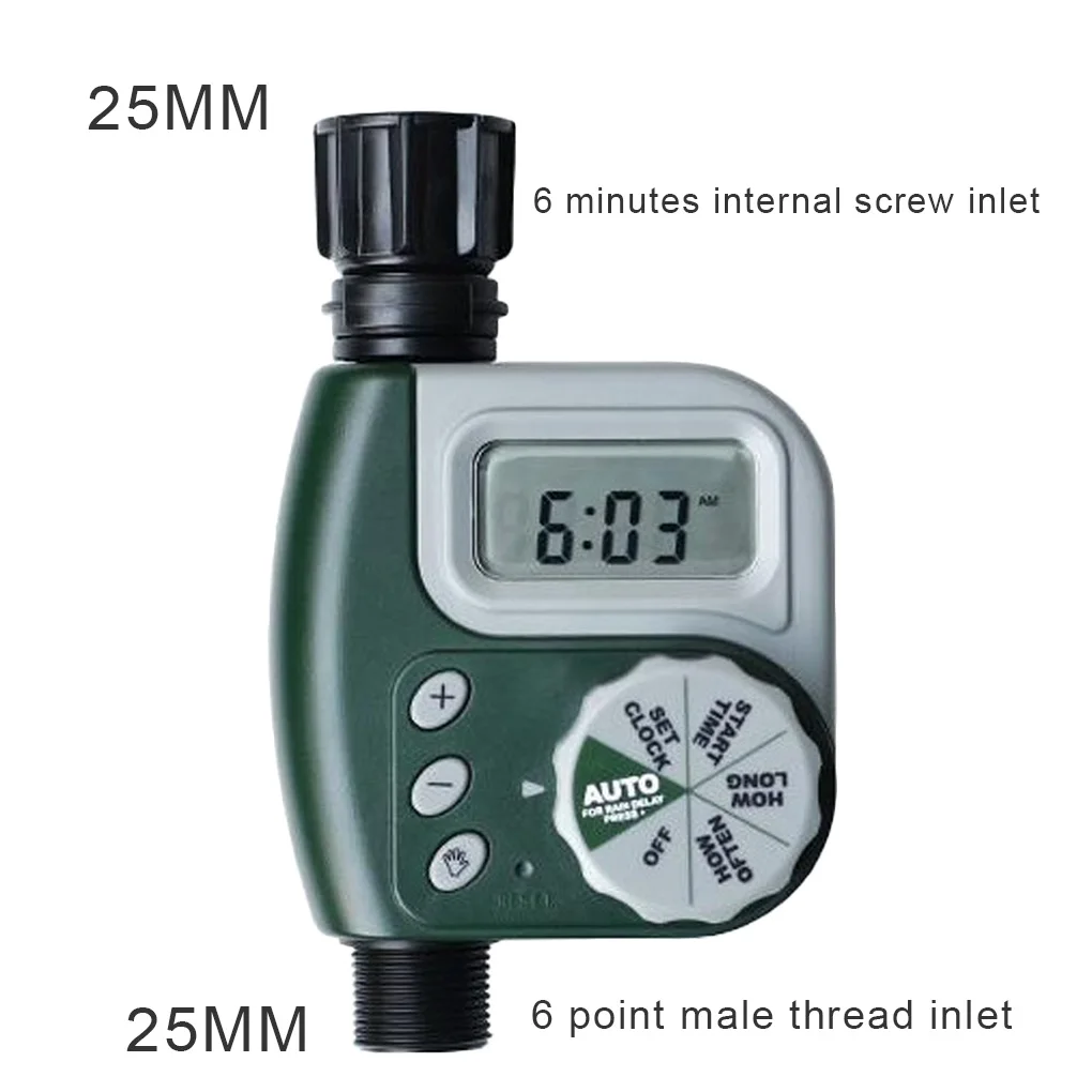 

Garden Watering Timer Digital Faucet Irrigation Controller Adjustable Waterproof Greenhouse Plant Water Timer