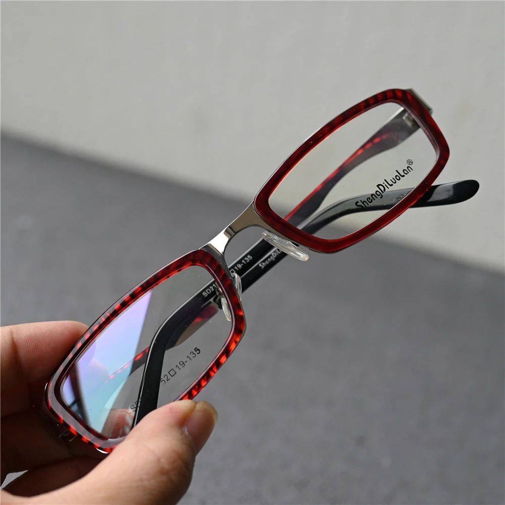 Cubojue Reading Glasses Men Women Fashion Eyeglasses Frame Male Anti Blue Reflection Spectacles for Prescription Black Blue Red