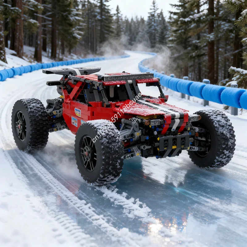 

1734pcs MOC RC Race Buggy BuWizz MOD Technical Model Building Christmas Gifts Blocks Creative Toy Education Brick Kids Birthday