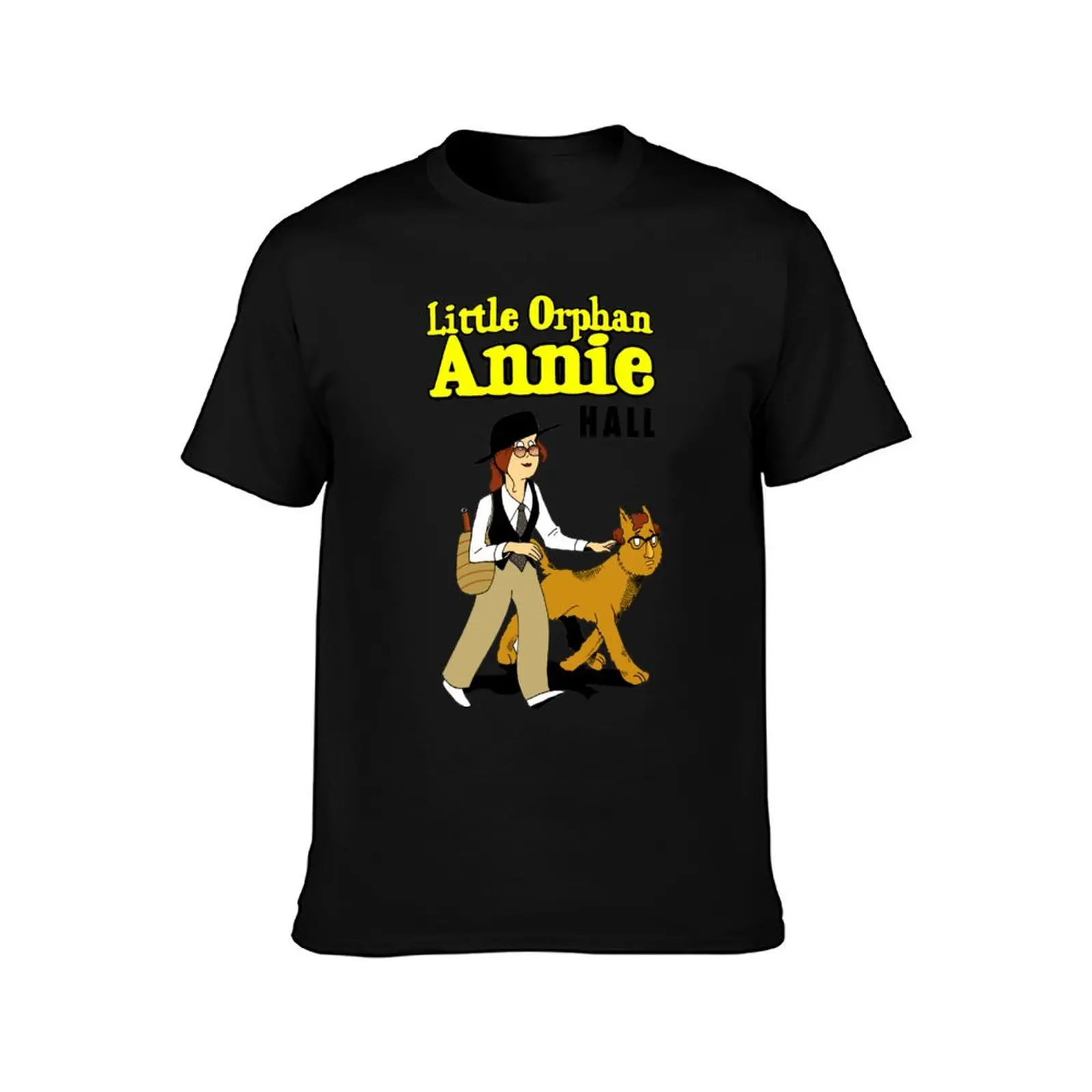 Little Orphan Annie Hall T-Shirt Independence Day Short Sleeve T-Shirt