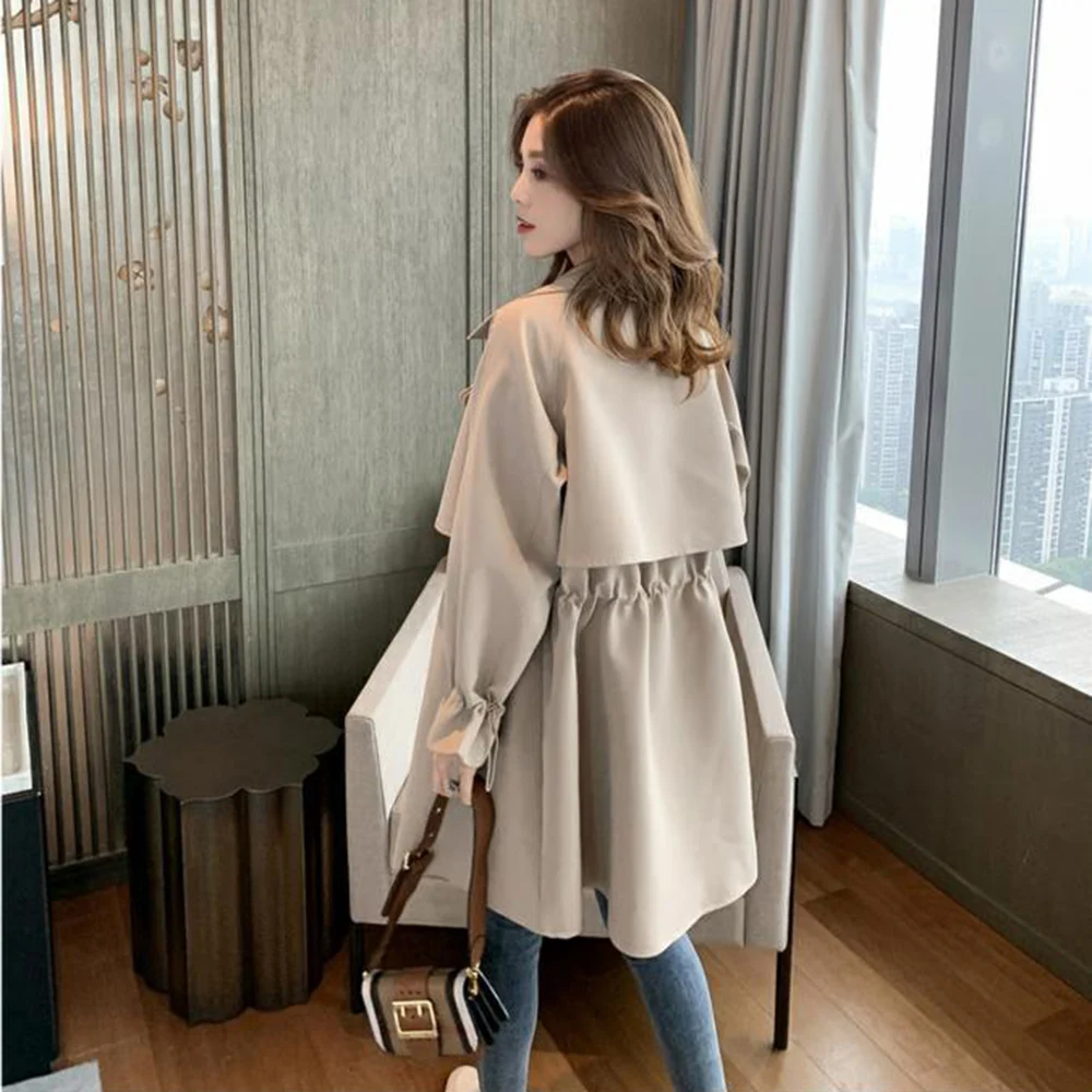 Casual Long Sleeve Trench Coat For Women Autumn 2024 Fashion Loose Winter Outerwears New In Coats & Jackets Winter Clothes