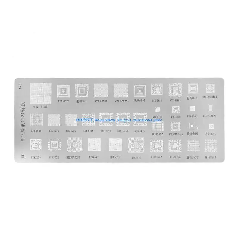 367D 3pcs Universal BGA Reballing Stencils For MTK for HTC for Huawei Android