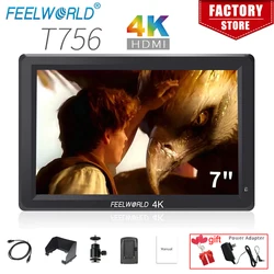 Feelworld 7 Inch IPS 1920x1200 4K Monitor HDMI Video Camera Field Monitor for DSLR Canon Nikon Sony ZHIYUN T756