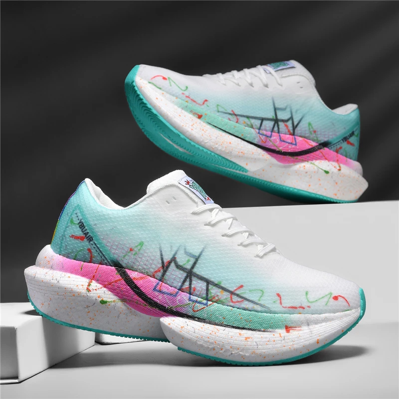 

Men's Running Shoes Outdoor Non-Slip Luxury shoes Breathable Cushioning Trainer Race Jogging Sneakers Mesh Couple Off-road Shoes