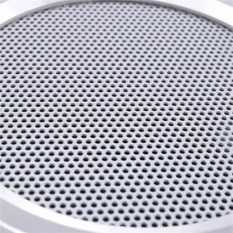 AT41 5X 8 Ом 10 Вт Потолочный динамик для ванной комнаты Фоновая музыкальная система Влагостойкий алюминий Модный потолочный динамик