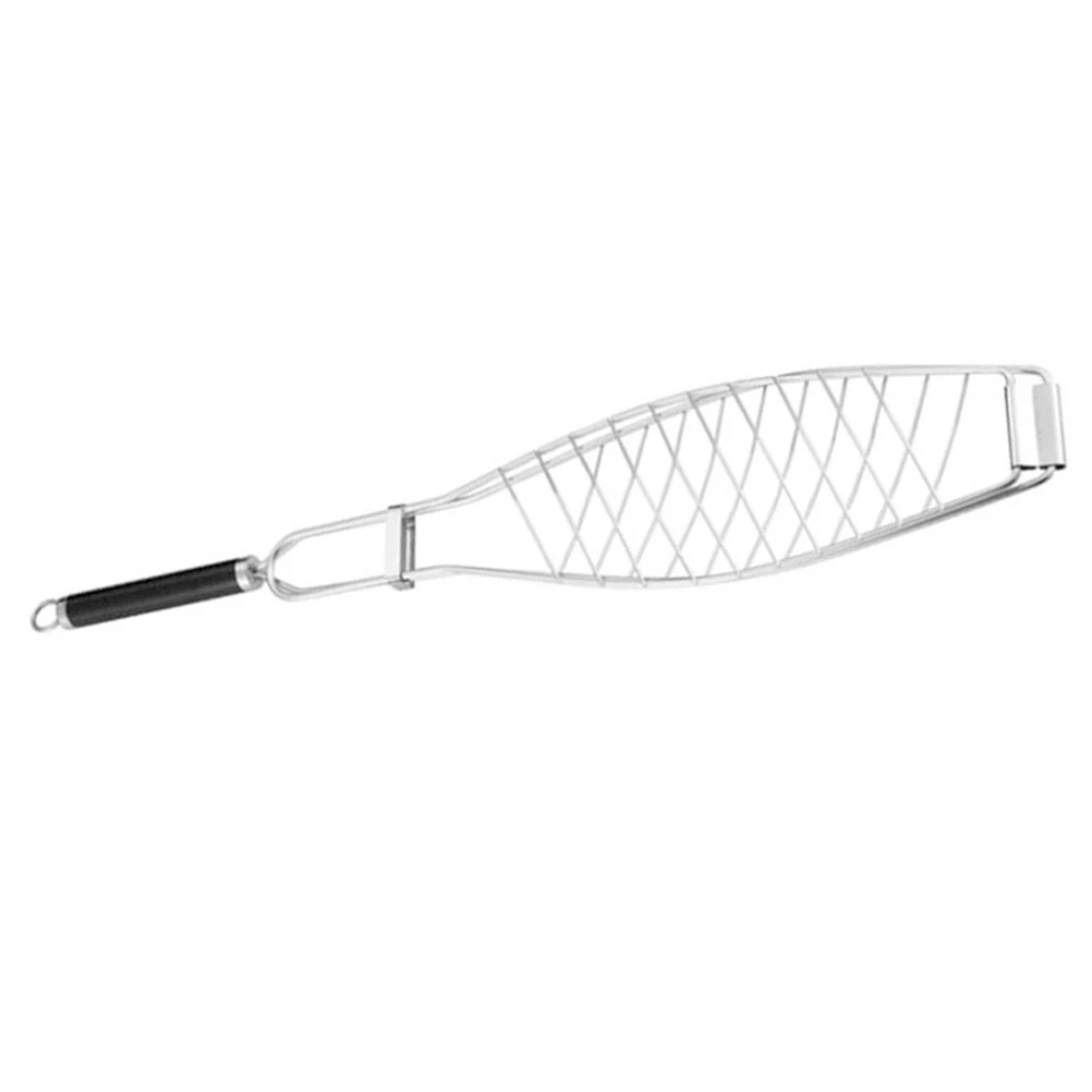 

Stainless Steel Grilled Net for BBQ Tools Electric Plate Silver Color Durable Fish Grill Basket Easy Clean Home Outdoor Kitchen