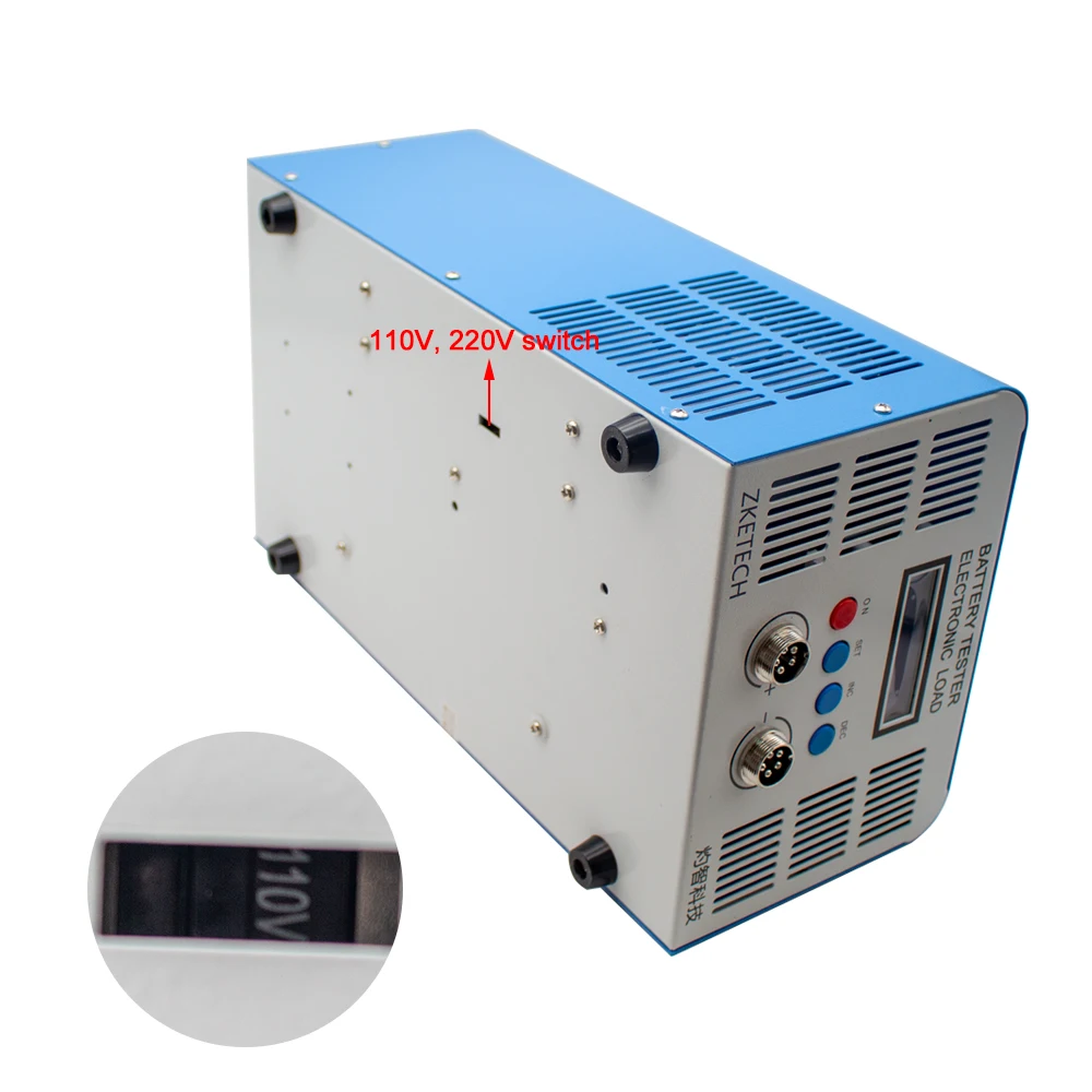 EBC-A40L ขนาดใหญ่แบตเตอรี่ลิเธียม Dischage ความจุ Tester 5V 40A Fe Cyclic Tester