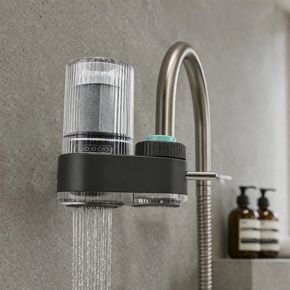 Kitchen Tap Water Purifier Universal Ultrafiltration System Activated Carbon Ceramic Cartridge Direct Drinking Pre-Filter