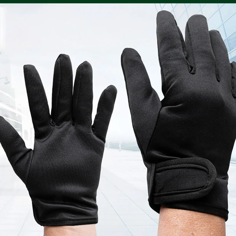 Guantes de cinco dedos anticalor para el cabello, algodón, aislamiento térmico, guantes de protección elásticos para barbacoa, uso para peluquero, estilista de peluquería