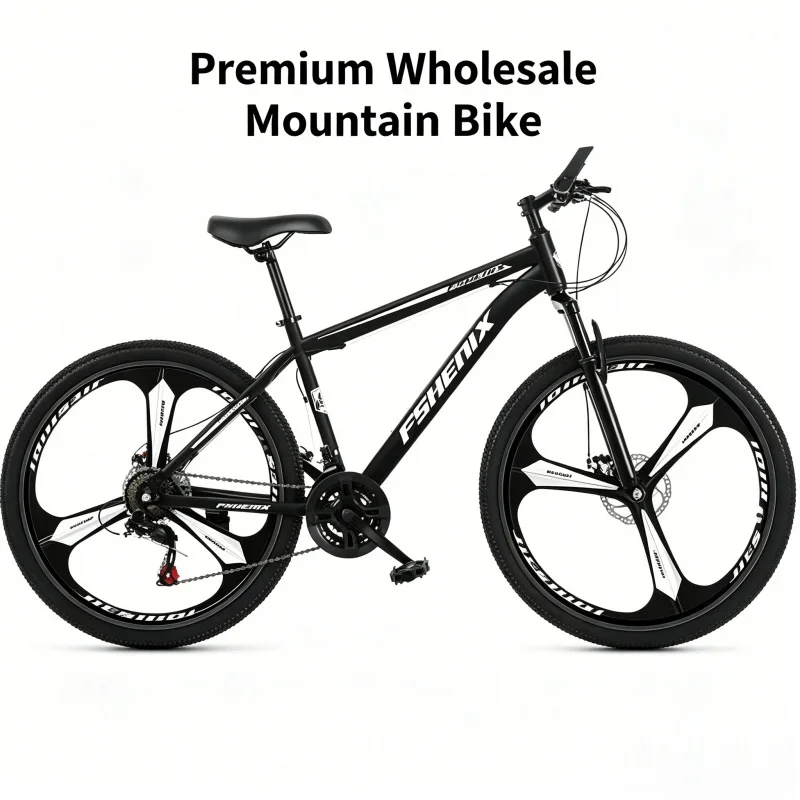 

Samurai Black Full Suspension Mountain Bike 21 Speed Adult Bicycle 24/26 Inch Wheels for Men Women Students Commuter Off-Road U