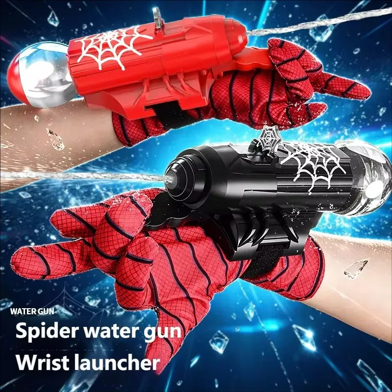 Spider Man Automatic Pulse Electric Water Gun, Cartoon Spider Design Water Gun, Water Gun, Adult Outdoor Summer Party Toy
