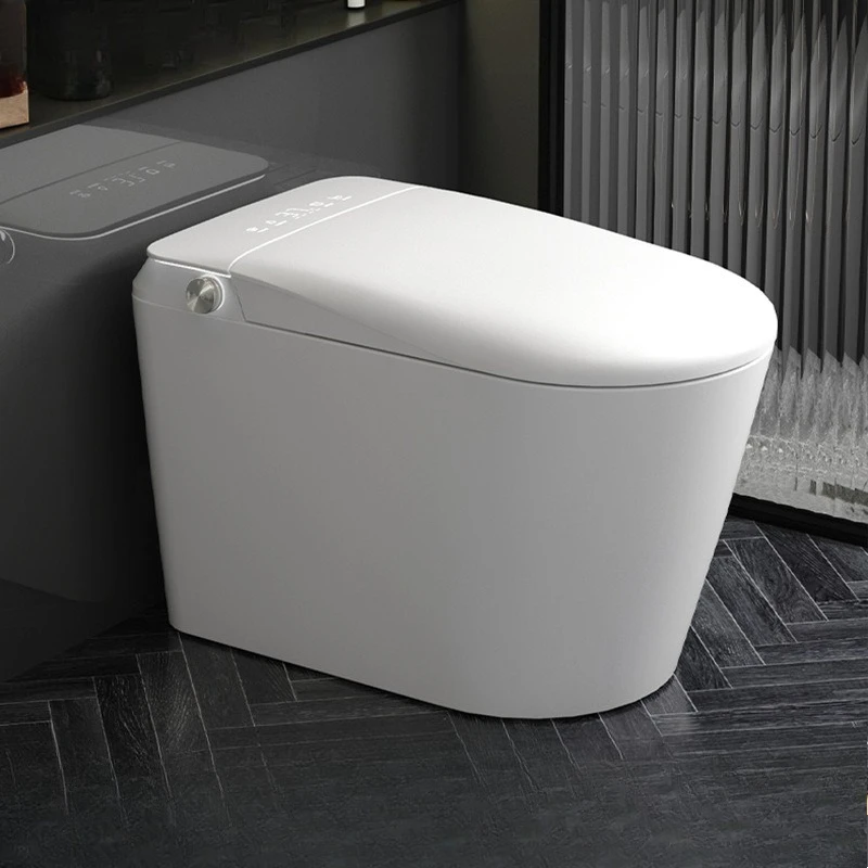 Smart toilet voice control automatic flushing no water pressure limit aromatherapy system foam shield