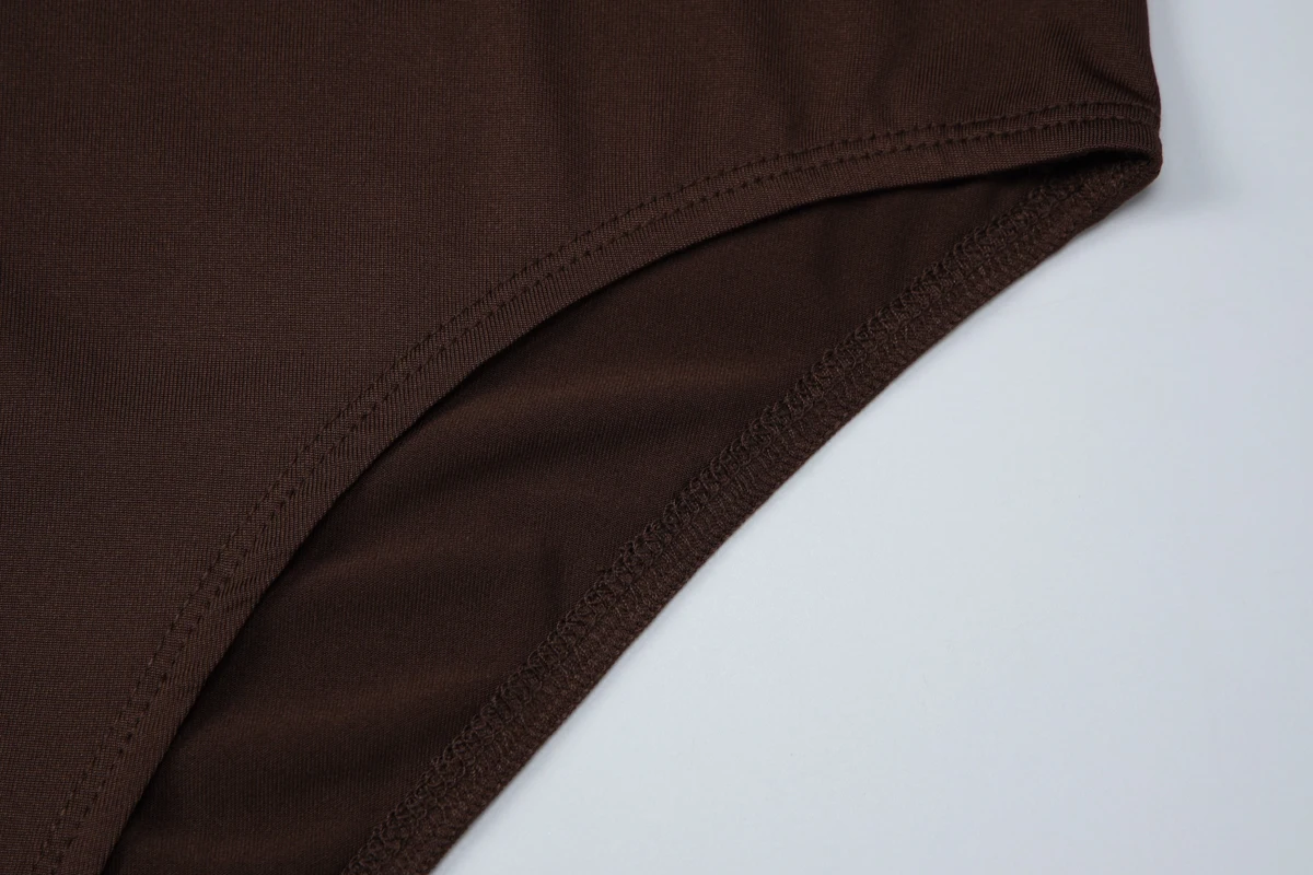Hugcitar Modischer Neckholder-Bodysuit mit Spitzenbesatz, Rückenfreier Bandage-Body, Sexy Figurbetonter Einteiler für Sommer, Urlaub und Club – Detail 11