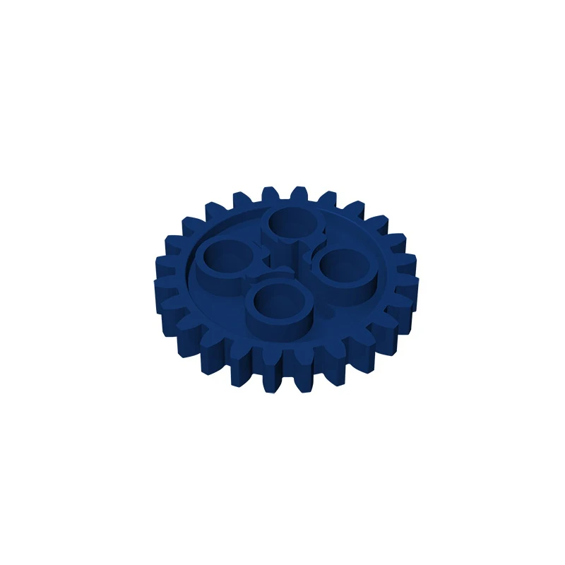 Gobricks GDS-1098 Gear 24 Tooth (2nd Version - 1 Axle Hole) compatible with lego 3648 24505 pieces of children\'s DIY