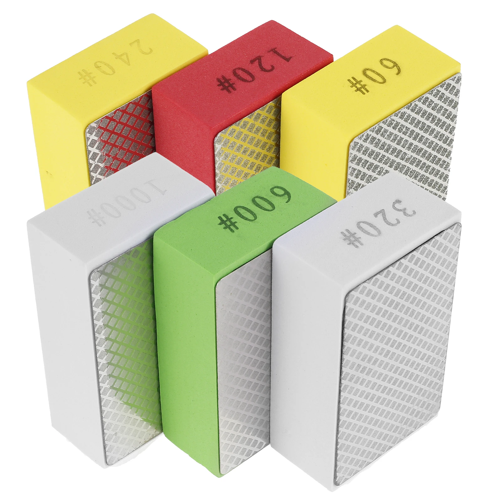 

4/6 шт. набор алмазных полировальных подушечек для ручной влажной и сухой алмазной шлифовальный блок и губчатая подложка Алмазные шлифовальные подушечки для каменной стеклянной плитки