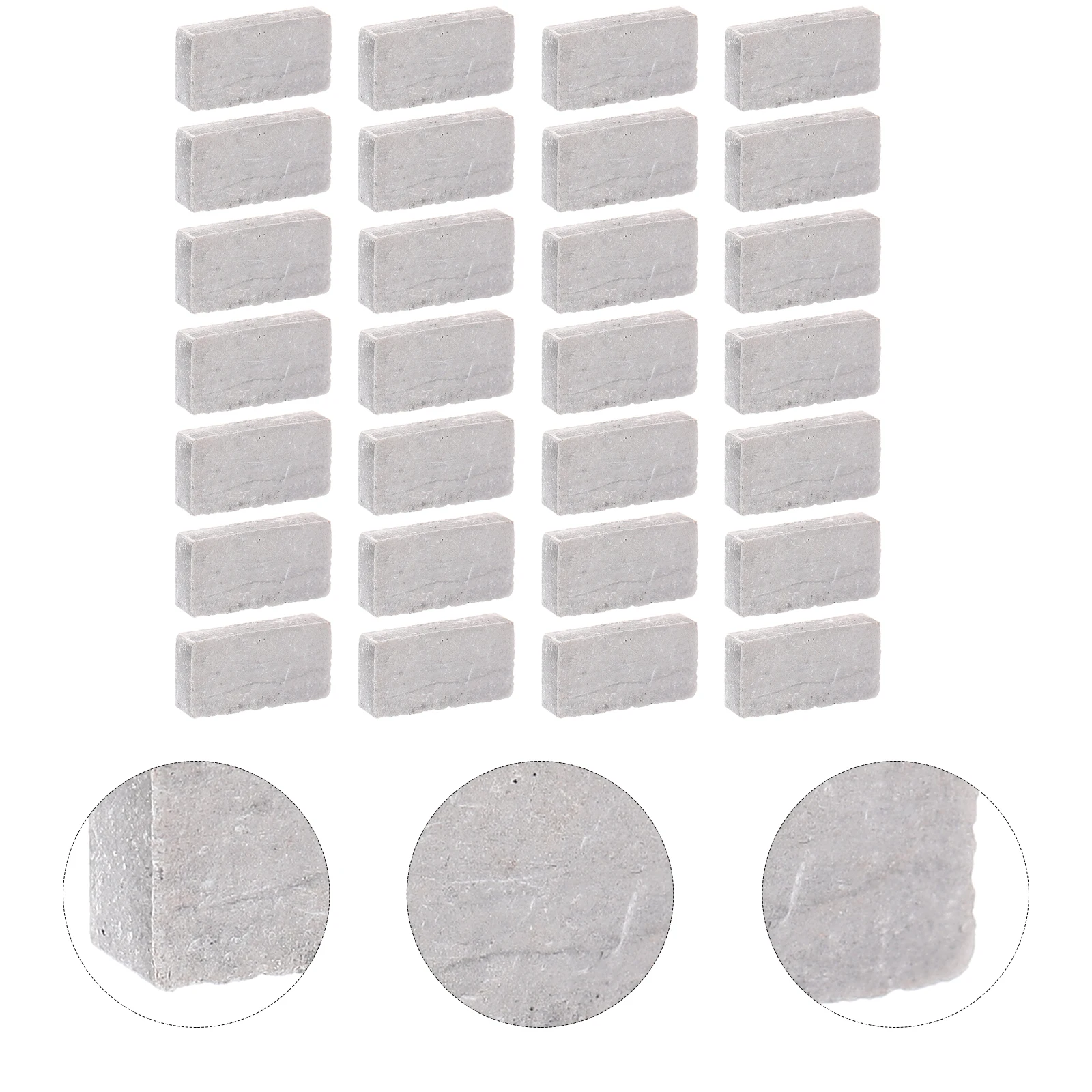 

200 Pcs Simulated Brick Building Blocks Tiny Craft Bricks Miniature Accessory Fake Clay Little Dollhouse