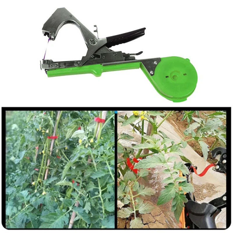 T02C!-Grape Vine Stapler Plant Tying Machine Device For Vegetable Tomato Cucumber Pepper Flower