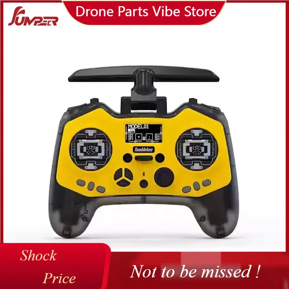 

Радиопередатчик DP Jumper Bumblebee ELRS 2.4G с датчиками Холла, встроенным модулем ELRS 1000 мВт для радиоуправляемых FPV-дронов и гоночных квадрокоптеров