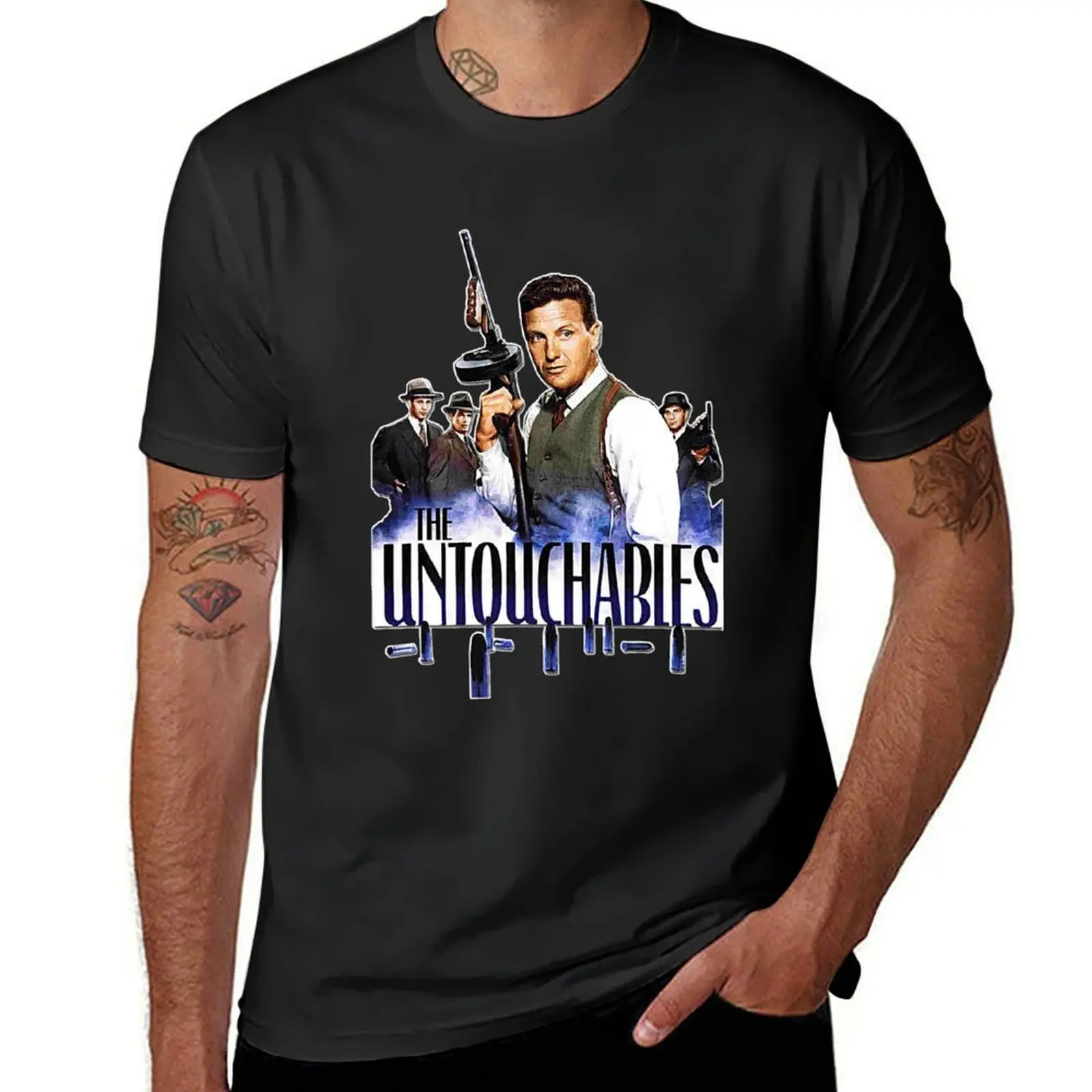 The Untouchables Eliot Ness Robert Stack Tribute T-Shirt animal prinfor boys boys animal print oversized mens t shirts pack