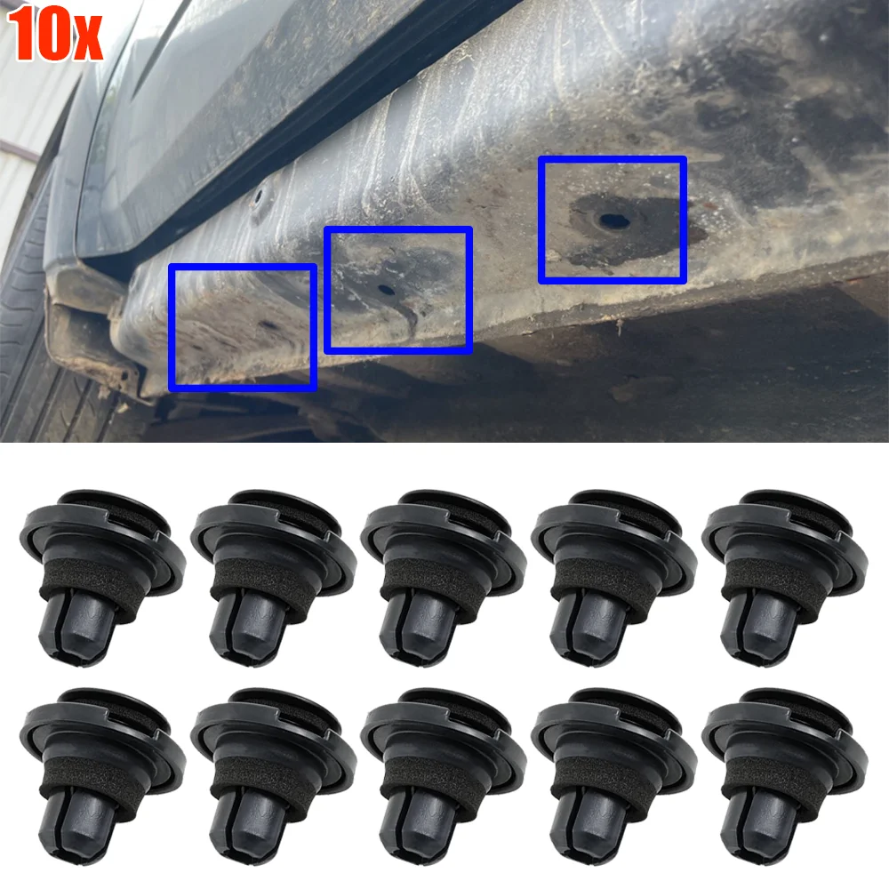 10x para subaru forester legado impreza levorg xv tribeca peitoril do carro saia lateral guarnição painel moldagem retentor push in rebite 909140055
