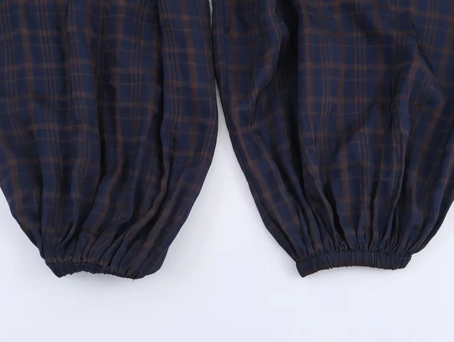 Frauen 2025, Herbst Mode Vielseitige Pumphose Plaid Gedruckt Lose Hosen Weibliche High-Taille Kordelzug Casual Hosen – Detail 21