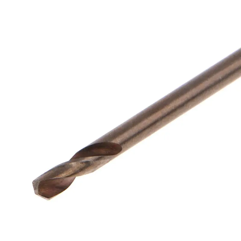 Set di punte da trapano da 1/8 pollici aggiornate punta da trapano a doppia estremità sM35 HSS Twist Jobber lunghezza per metallo temprato 10 confezioni