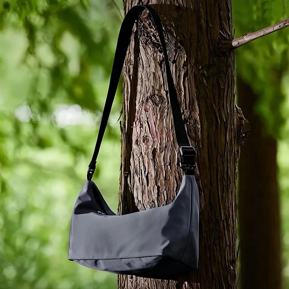 حقائب كروس للنساء والرجال نايلون مقاوم للماء مع سعة كبيرة حقيبة محفظة زلابية للرياضة في الهواء الطلق حقيبة ساعي السفر