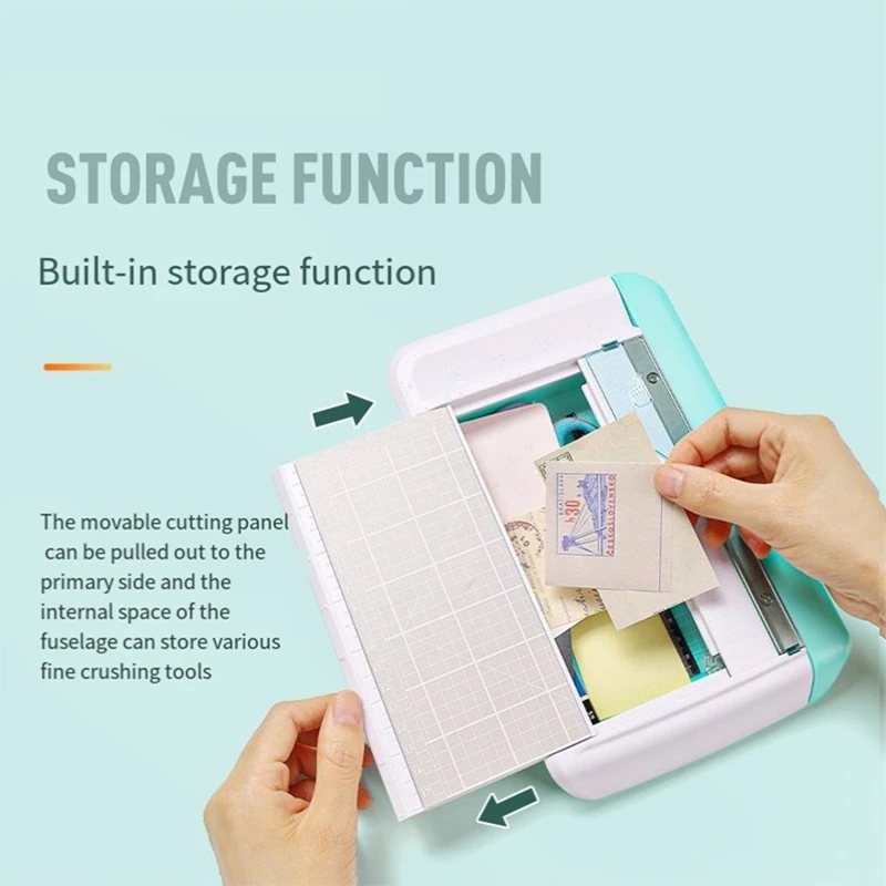 Craft Paper Cutter Compact Paper Trimmer Scrapbooking Craft Non Slip Paper Slicer Versatile Crafting Paper Cutter Tool-AT81